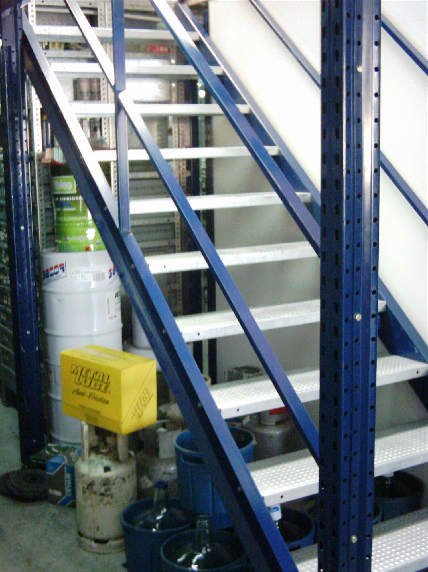 escalera de rack